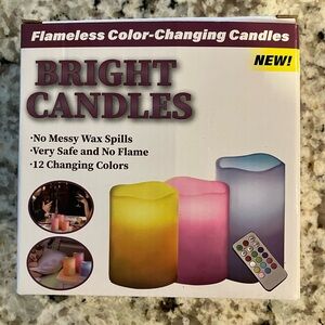 Remote Controlled Color Changing Flameless Candles